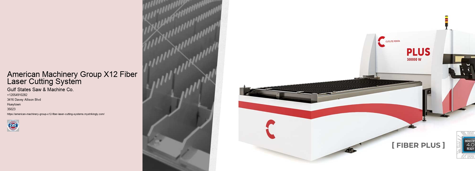 American Machinery Group X12 Fiber Laser Cutting System